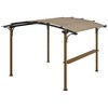 Outsunny 12' x 10' Outdoor Pergola with Bar Counter, Sun Shade Canopy, Aluminum and Steel Frame for Garden, Lawn, Backyard, and Deck, Natural - 4 of 4