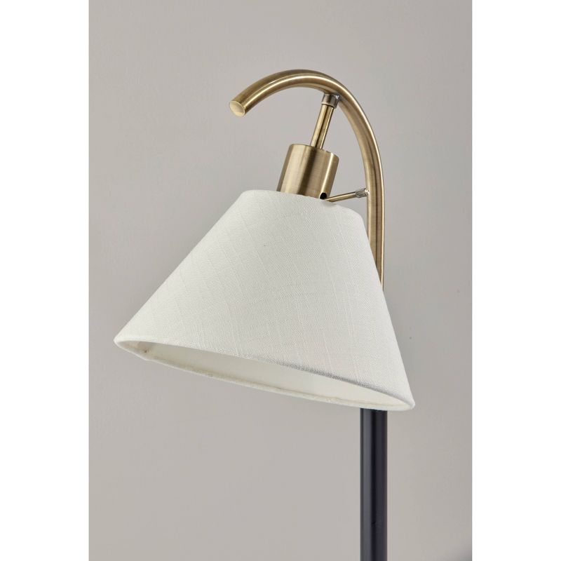 Jerome Table Lamp Black/Antique Brass - Adesso, 5 of 10