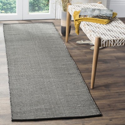 Coastal Charm Gray Wool & Cotton 2'3" x 6' Runner Rug