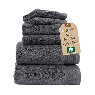 Luxury Bath Towel Set, Softest 100% Cotton by California Design Den