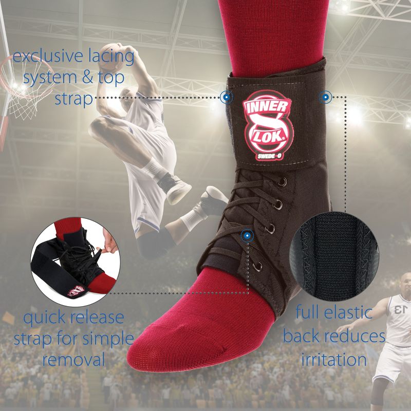 Core Products Swede-O Inner Lok 8 Ankle Brace, 3 of 8