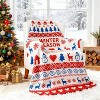 Lomsoe Christmas Throw Blanket, Red & Blue Christmas Decorations Winter Warm Flannel Throw Blanket Farmhouse Holiday Xmas Blankets. - 4 of 4