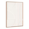 HomeRoots Modern Geo Shapes Brown Shadowbox Wall Art - 4 of 4