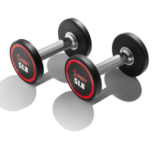 Round Urethane Dumbbells | Singles & Sets 5–50 LBS - 1 of 4