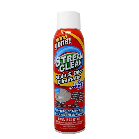 As Seen On TV Stream Clean Stain & Odor Eliminator by Urine Gone! Aerosol Spray - 18oz - image 1 of 4