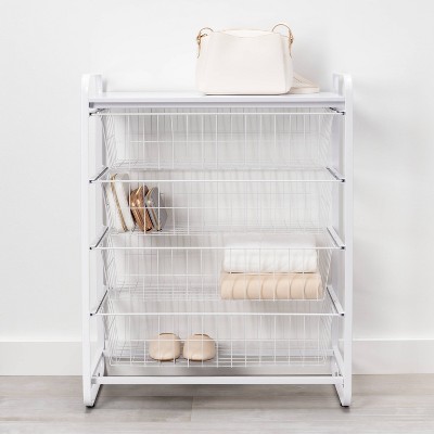 4 Drawer Metal Storage Organizer White - Brightroom&#8482;_2