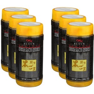 JFC International Sesame Seed Black Roasted - Pack of 6 - 8  OZ - 1 of 2