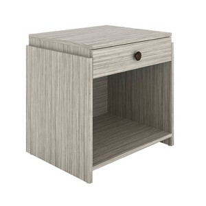 Sydney Top Drawer Cubby Style Nightstand Barnwood - Boyd Sleep Eco Dream - 1 of 4