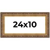 PosterPalooza | Panoramic Museum Gold Picture Frame - UV Acrylic, Foam Board Backing, Hanging Hardware - 2 of 4