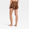 Women's Lace Trim Satin Pajama Shorts - Auden™ - 2 of 3