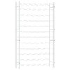 vidaXL Rack for 72 Bottles White Metal - 2 of 4