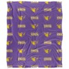 Tennessee Technological University Logo Pattern Silky Touch Blanket White 50x60 - 2 of 4