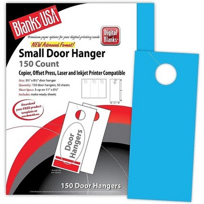 Blanke 3.67x8.5 65 lbs. Digital Timberline Cover Door Hanger Robin Egg Blue LDH305T6RB