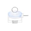 Unique Bargains Rubber Clear Hanging Ring Bathtub Kitchen Drain Stopper 3 Pcs - 2 of 4