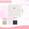 Unique Bargains PU Leather Soft Mini Jewelry Storage Pouches 6 Pcs - 2 of 4