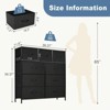 SKRAN 9-Drawer Dresser, Fabric Storage Tower For Bedroom, Closet, Tall Chest Organizer Unit With Fabric Bins, Steel Frame, Wood Top,Pull Handle - 3 of 4