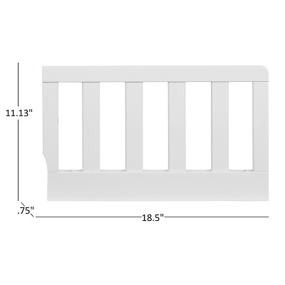 Snow White Painted Wooden Toddler Bed Guard Rail