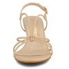 Allegra K Women's Strappy Slingback Kitten Heels Sandals - 2 of 4