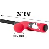 Franklin Official MLB Kids Foam Baseball Bat & Ball Set Indoor/Outdoor Soft Foam Baseball Bats for Kids Toddlers  Jumbo Barrels - 24" - 2 of 4
