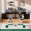 Aheaplus Home Office Desk with 5 Drawers, Reversible Computer Desk with Power Outlet,Corner Writing Desk with File Cabinet - 4 of 4