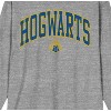 Hogwarts College Men's Athletic Heather Gray Long Sleeve Shirt - 2 of 3