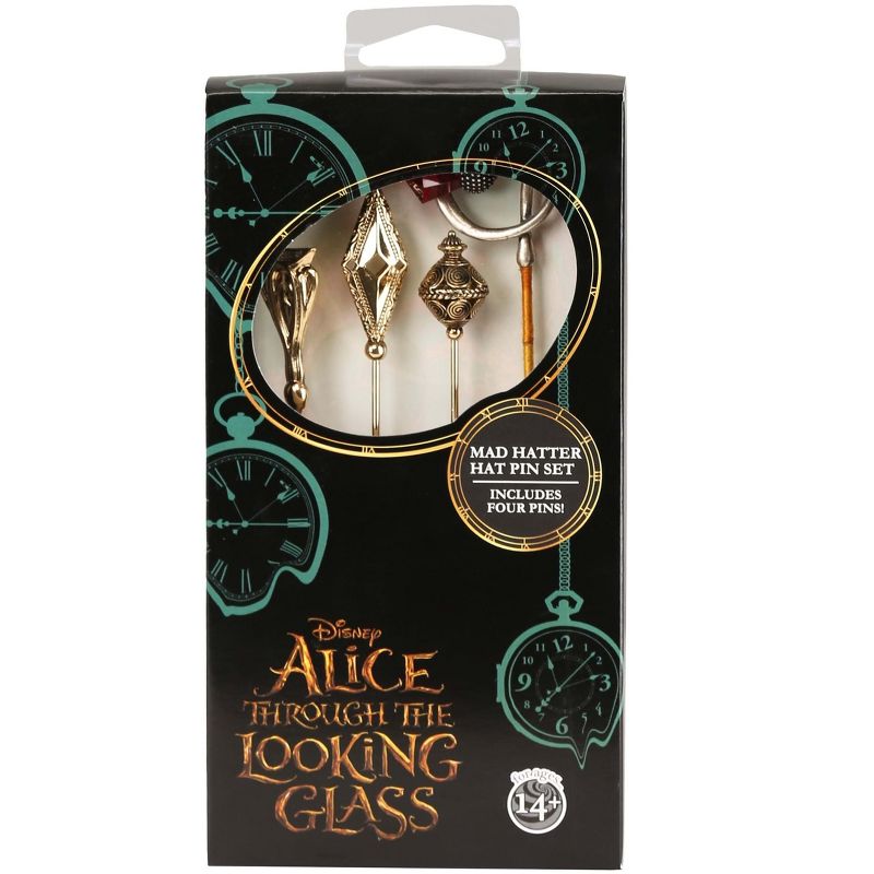 HalloweenCostumes.com    Disney Alice Through The Looking Glass Mad Hatter Hat Pin Set, Orange, 5 of 6
