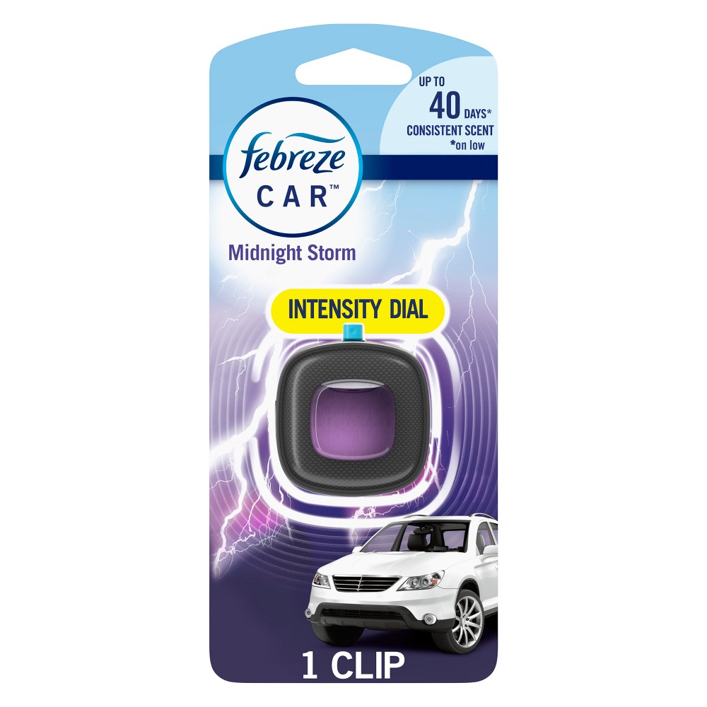 Photos - Air Freshener Febreze Car  Midnight Storm - 0.06 fl oz 