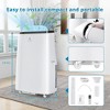 14000 BTU Portable Air Conditioner, 4-In-1 Quiet Portable AC Unit Up to 750 Sq. Ft - 3 of 4