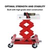 450 LBS Low Profile Transmission Jack - Heavy-Duty Auto Repair Lift with 7-23 Inch Height Range, 2M Safety Straps & 4 Brake Wheels - 3 of 4