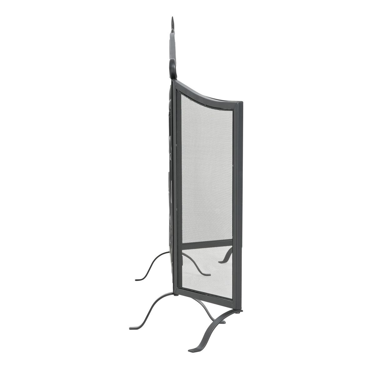 Christopher Knight Home Aomi Mid-Century Modern Iron 3-Panel Fireplace Screen - thumbnail 6
