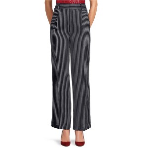 Tommy Hilfiger Womens High Rise Wide Dress Pants - 1 of 1