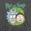 Rick And Morty Floating Heads Adult Pull-Over Hoodie - 2 of 4