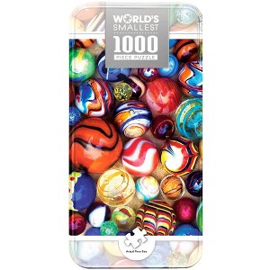 MasterPieces 1000 Piece Puzzle with Tin - All My Marbles - 11.3"x16.8" - 1 of 4