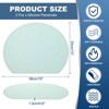 Unique Bargains Silicone Heat Resistant Waterproof Oil Proof Semicircle Placemats - 2 of 4