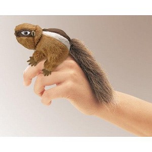 Folkmanis Puppets Mini Chipmunk Finger Puppet 2637 - 1 of 4