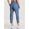 RBX Active Women's Buttery Soft Jogger Pants Clean Waisted Cropped Lounge Ankle Pants with Pockets - 3 of 4