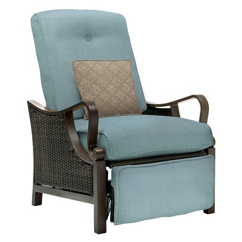 Outdoor Ventura Luxury Recliner Navy Blue Hanover Target