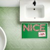 Stupell Industries Vintage Nice-Ish Humor Printed Plush Bath Mat And Bath Rug, Design By Jedco Brands Inc., 18"X30" - 4 of 4
