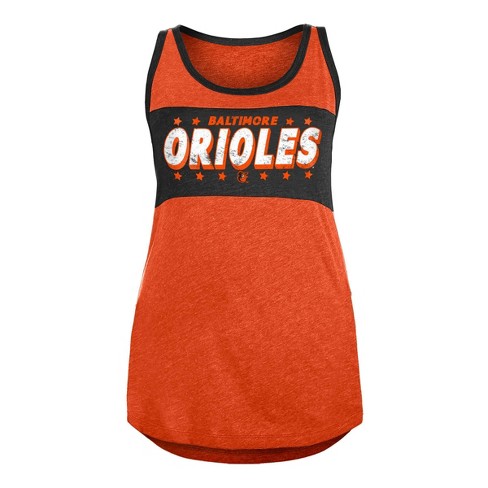 Mlb Baltimore Orioles Women's Short Sleeve V-neck Core T-shirt : Target