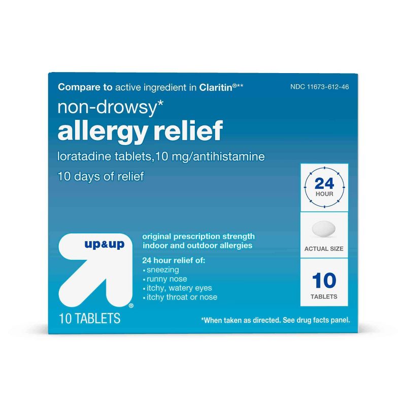 Loratadine Allergy Relief Tablets - up & up™, 1 of 8