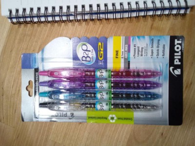 B2p 5ct Gel Pens Fine Tip Black Ink + 2 Refill : Target