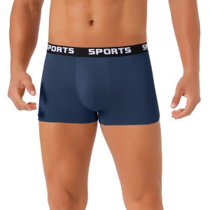 INSPIRE CHIC Men's Lightweight Short Leg Stretch Underwear Boxer Briefs - 1 of 4
