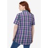 Woman Within Women's Plus Size Perfect Short Sleeve Shirt - 3 of 4
