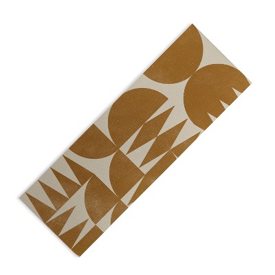 Alisa Galitsyna Woodblock Pattern (6mm) 24" x 70" Yoga Mat - Society6