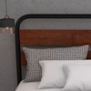 Bed Frame, Platform Bed Frame with Wooden Headboard, Metal Bed Mattress Foundation with Storage, No Box Spring Needed, Easy Assembly - 4 of 4