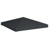 vidaXL Gazebo Top Cover Grey Polyester with PVC coating 9.8 x 9.8 ft - 2 of 4