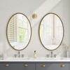 Lyngins Bathroom Mirrors,Wall Mirrors,Shatterproof Mirrors,Old Fashioned Iron Frame Vanity Mirrors for Bathroom,Bedroom - 2 of 4