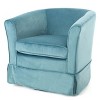 PAGED Swivel Accent Chair with Barrel design Comfy Living Room Chairs with Sloped Arms for Living Room, Reading Room - 2 of 4