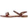 Journee Collection Womens Karren Pull On Sling Back Flat Sandals - 2 of 4