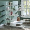 KTMBDW Triple Wide 5 Tier Bookshelf, 70.9" Tall Bookcase, Modern Bookcases and Bookshelves Furniture for Bedroom, Living Room and Home Office - 2 of 4